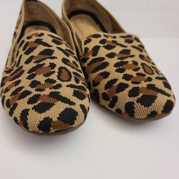 Me Too Leopard Print Ballet Flats Shoes Womens Size 7.5 - Picture 7 of 11